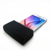 Windschutz SWS für Samsung Galaxy, IPhone X / XS / 11 PRO / 12/12 Pro / 12 Mini / SE / Iphone 15 - schwarz beflockt