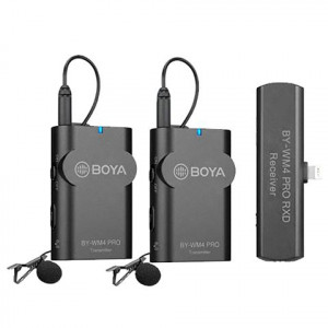 BOYA BY-WM4 Pro-K4 Duo Lavalier Mikrofon Drahtlos (iOS)