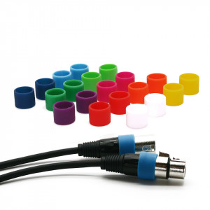 Farbige Codierungsringe (S) für XLR kabel