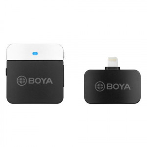 Boya 2,4 GHz Kabelloses Krawattenmikrofon BY-M1LV-D für iOS