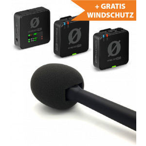 RODE Wireless PRO + Interview GO + GRATIS Windschutz