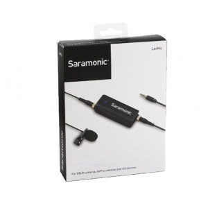 Saramonic Dual Audio Mixer LavMic mit Lavalier-Mikrofon