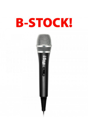 B-STOCK! - IK iRig Mic, Mikrofon für Smartphone / Tablet